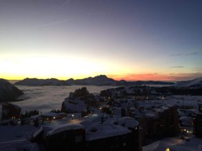 Vue de nuit d'Avoriaz